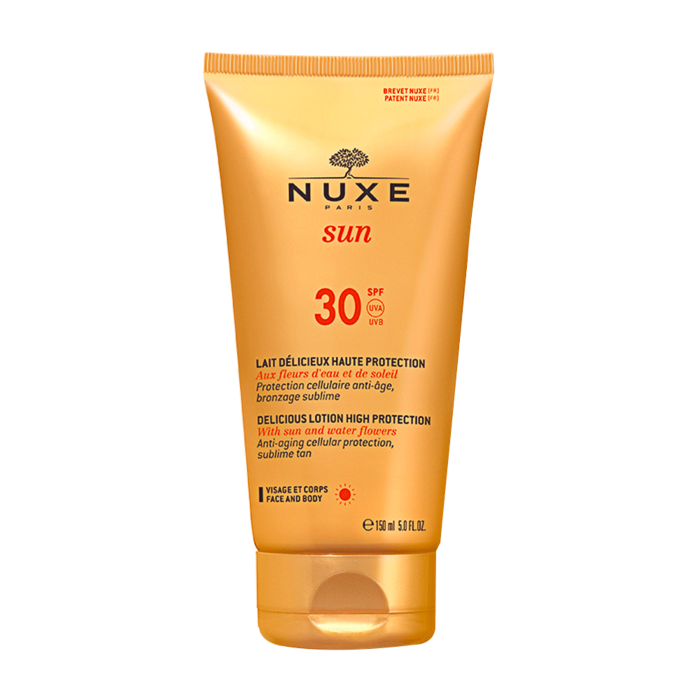 LAIT DÉLICIEUX VISAGE ET CORPS SPF 30 NUXE SUN