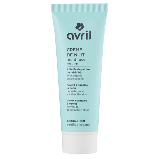 CRÈME DE NUIT PEAUX NORMALES & MIXTES CERTIFIÉE BIO