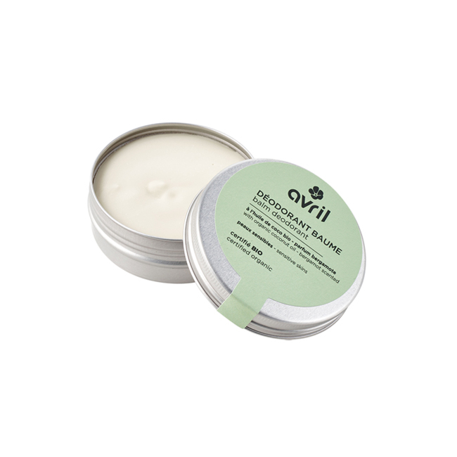 DÉODORANT BAUME PEAUX SENSIBLES PARFUM BERGAMOTE CERTIFIÉ BIO