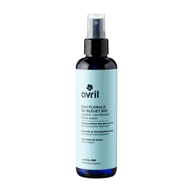 EAU FLORALE DE BLEUET CERTIFIÉE BIO