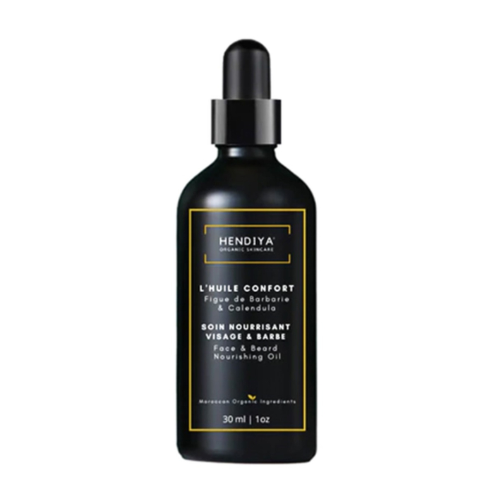 L'HUILE CONFORT SOIN NOURRISSANT VISAGE & BARBE À L'EXTRAIT DE CALENDULA